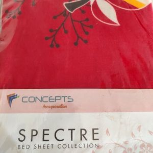 New double bed bedsheets with 2 pillow covers